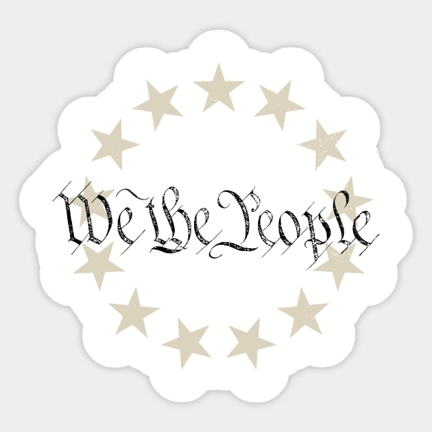 We The People Sticker by JimPrichard